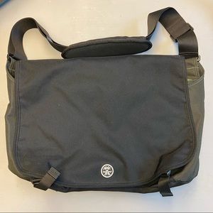 “The Dreadful Embarrassment” Crumpler Messenger Bag ~ Black with Green interior